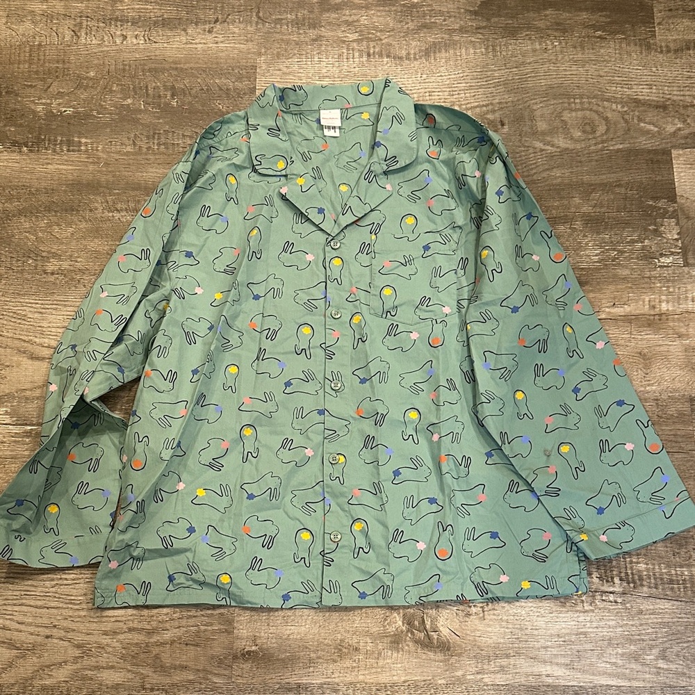Hanna Anderson XL Women’s Pajama Top with Bunnies